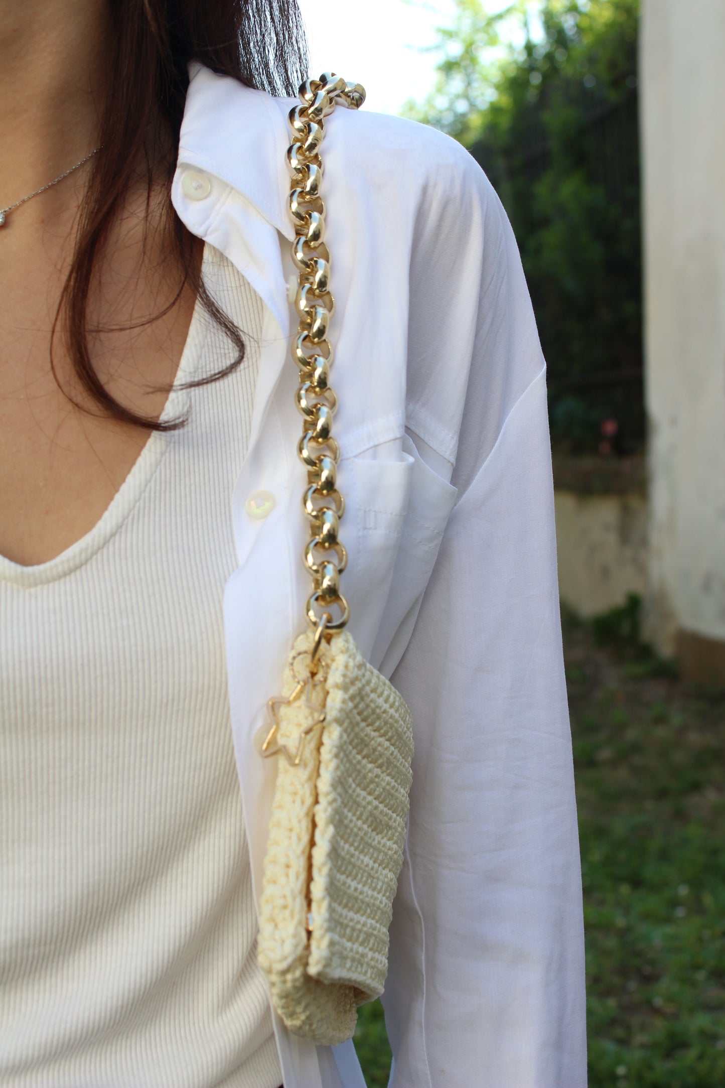 Vanilla Crochet Bag