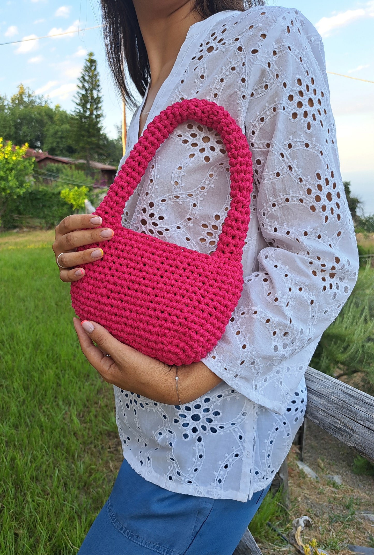 Hobo Bag Fucsia