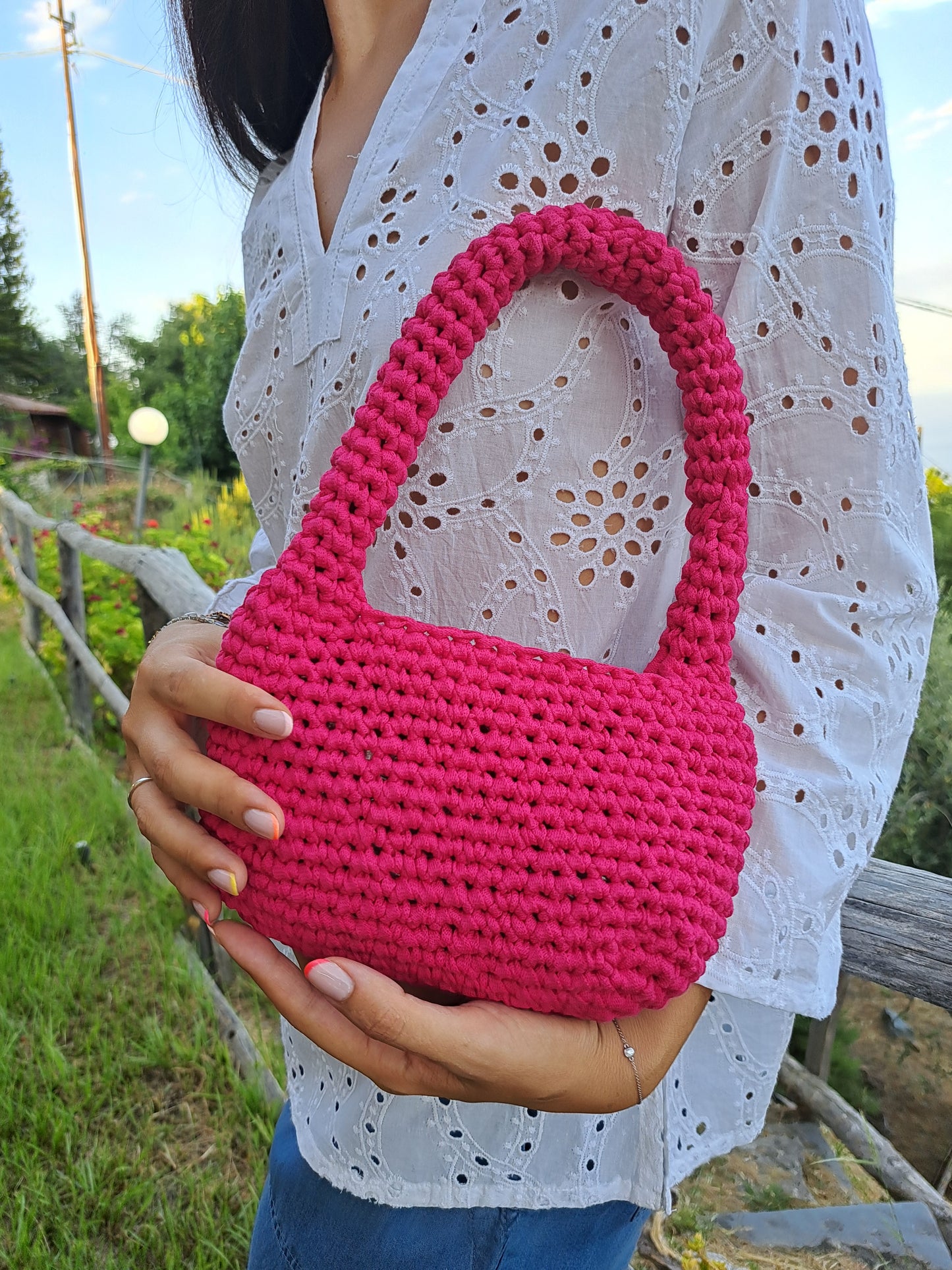 Hobo Bag Fucsia