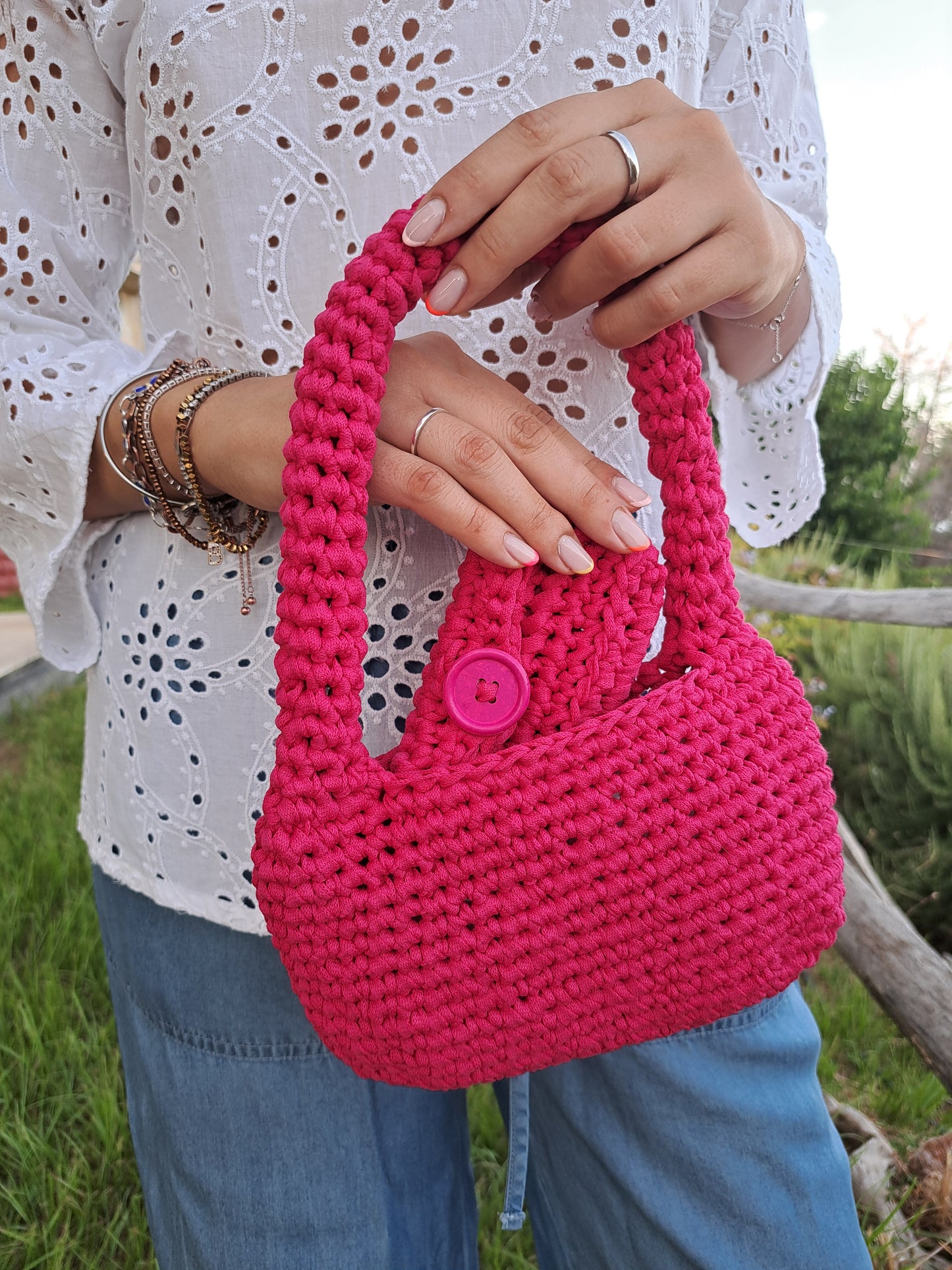 Hobo Bag Fucsia