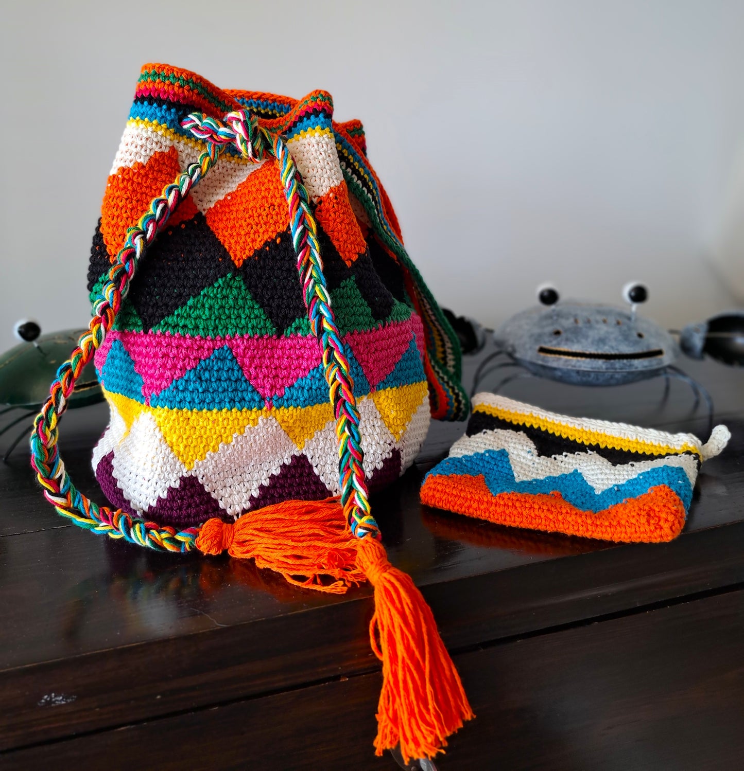 Secchiello Wayuu Medium Size con Pochette