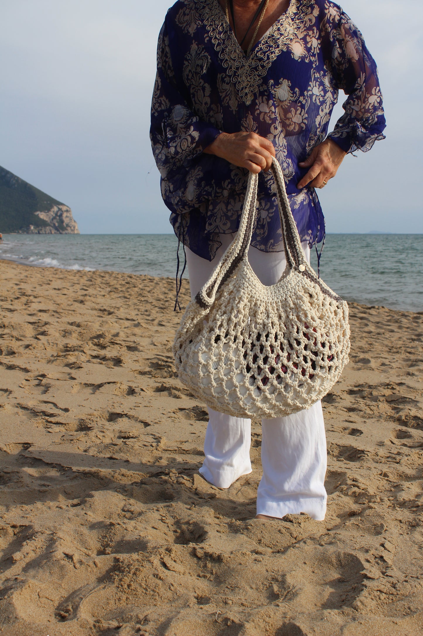Borsa a rete Macrramé Katia