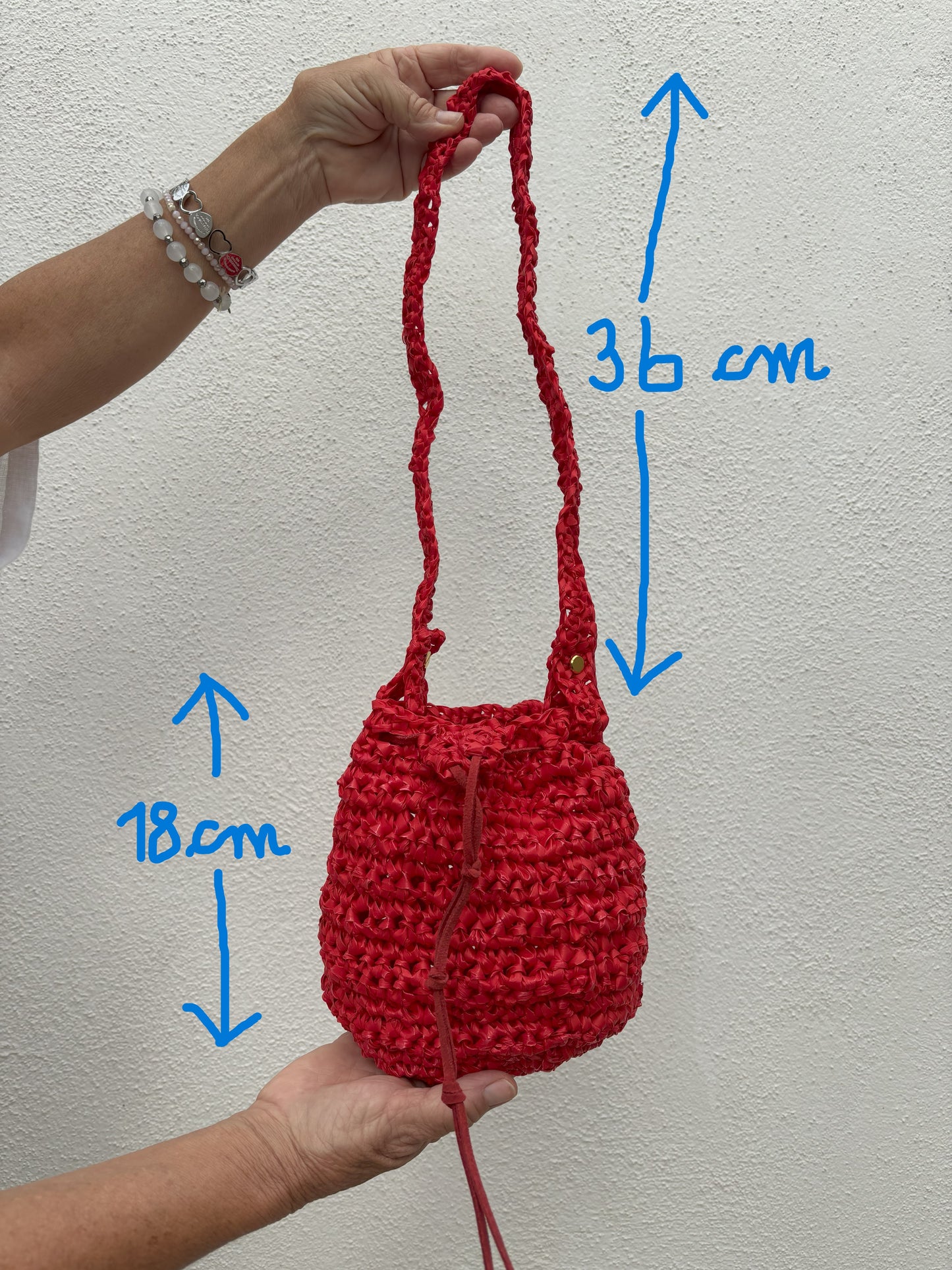 Freddy - Mini Bucket Bag con tracolla