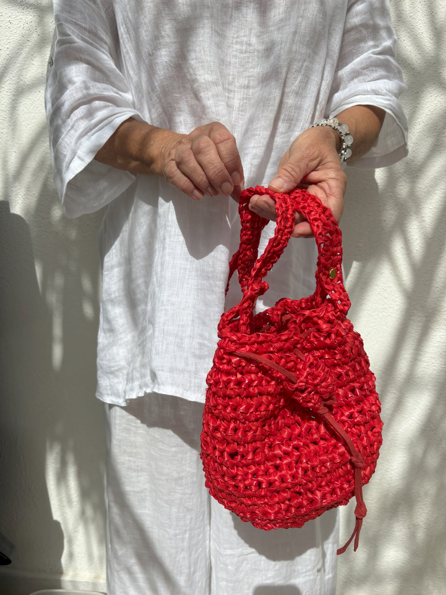 Freddy - Mini Bucket Bag con tracolla