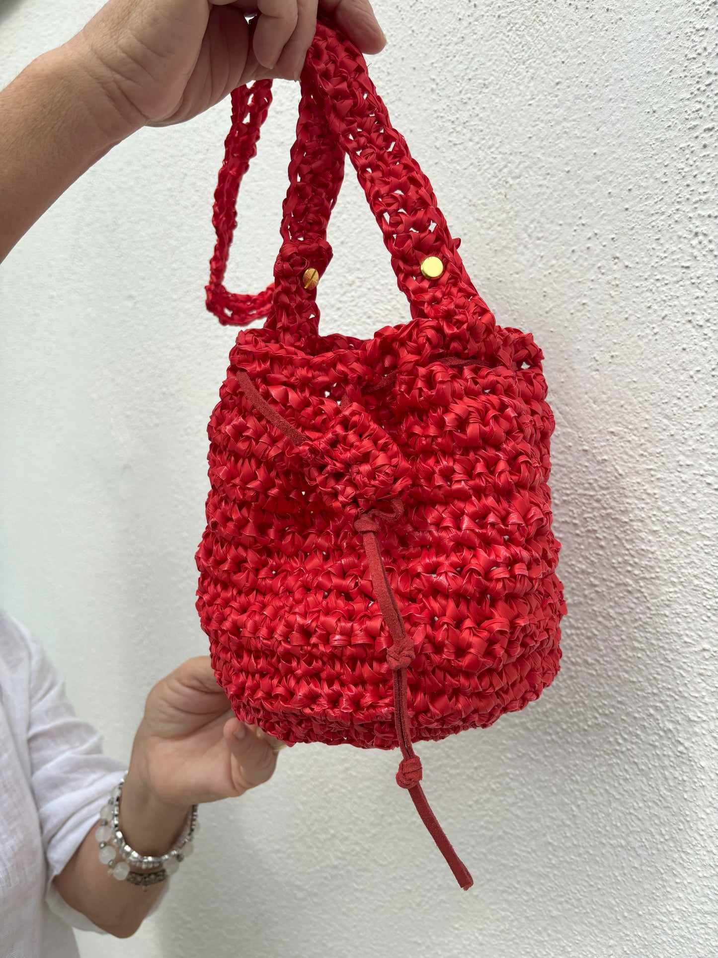 Freddy - Mini Bucket Bag con tracolla