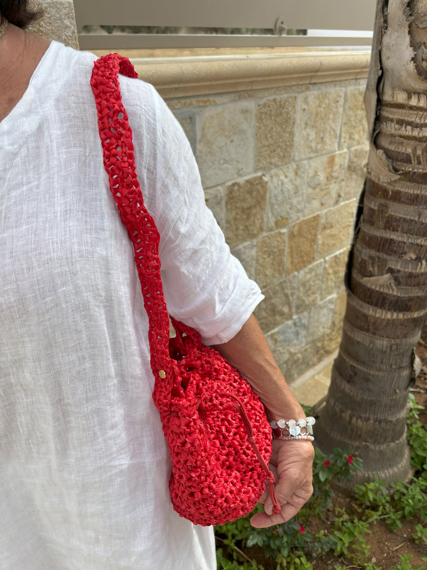 Freddy - Mini Bucket Bag con tracolla