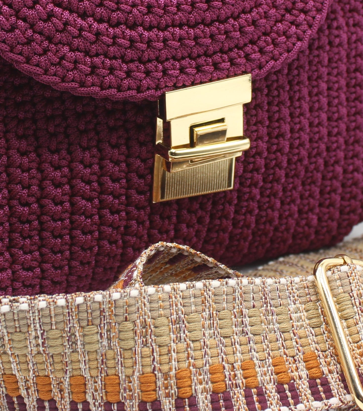 Pochette con tracolla Unisex - Orchidea