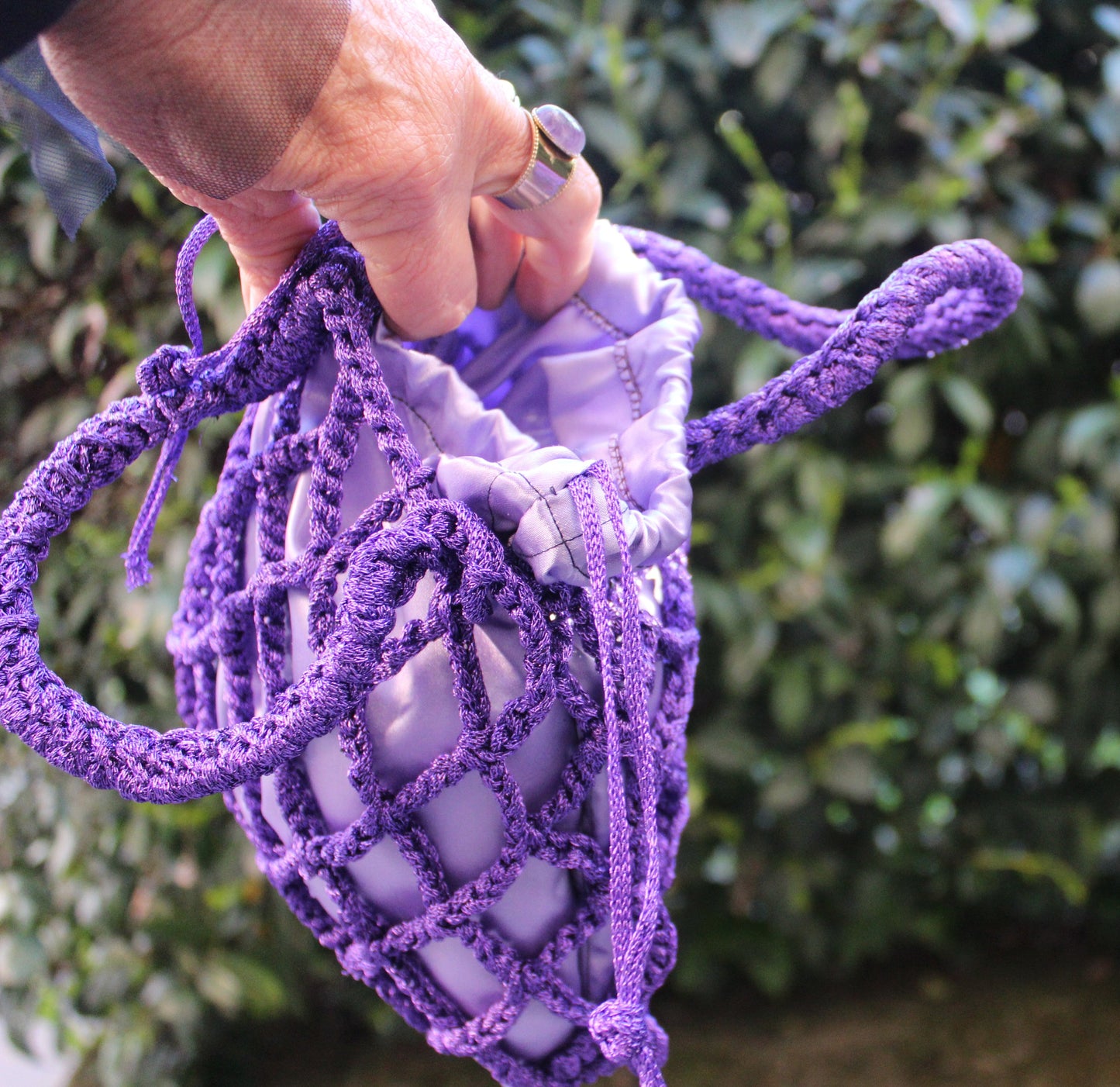 Petit Sac Viola Lurex