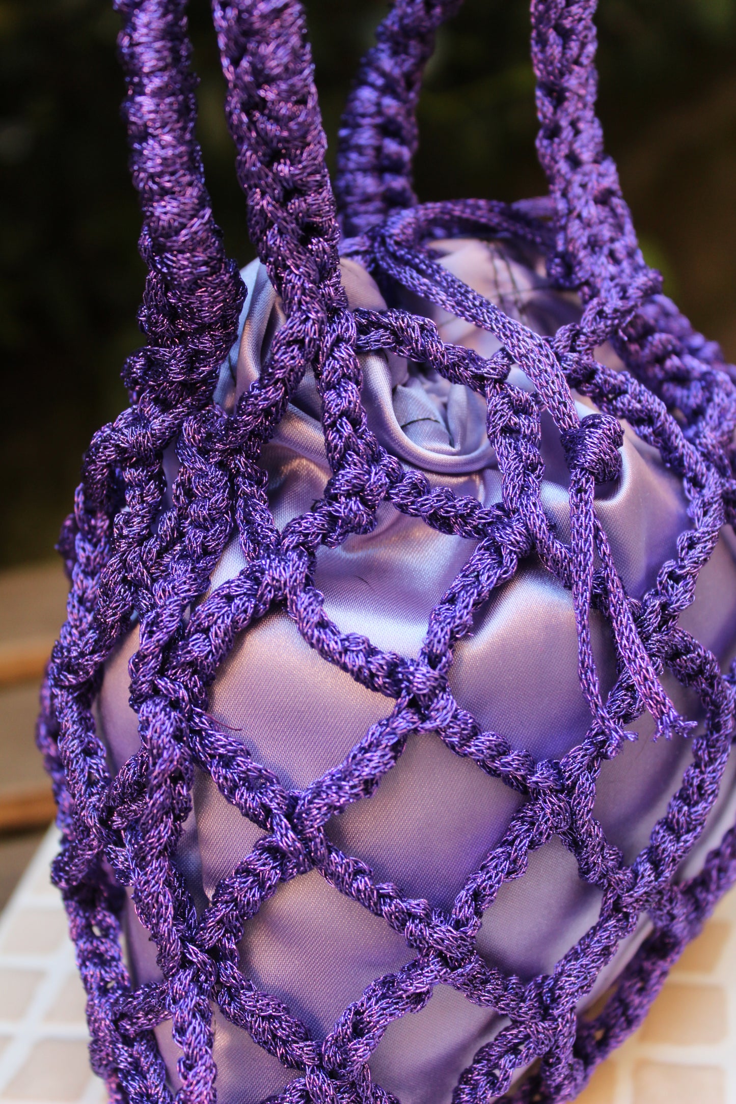 Petit Sac Viola Lurex