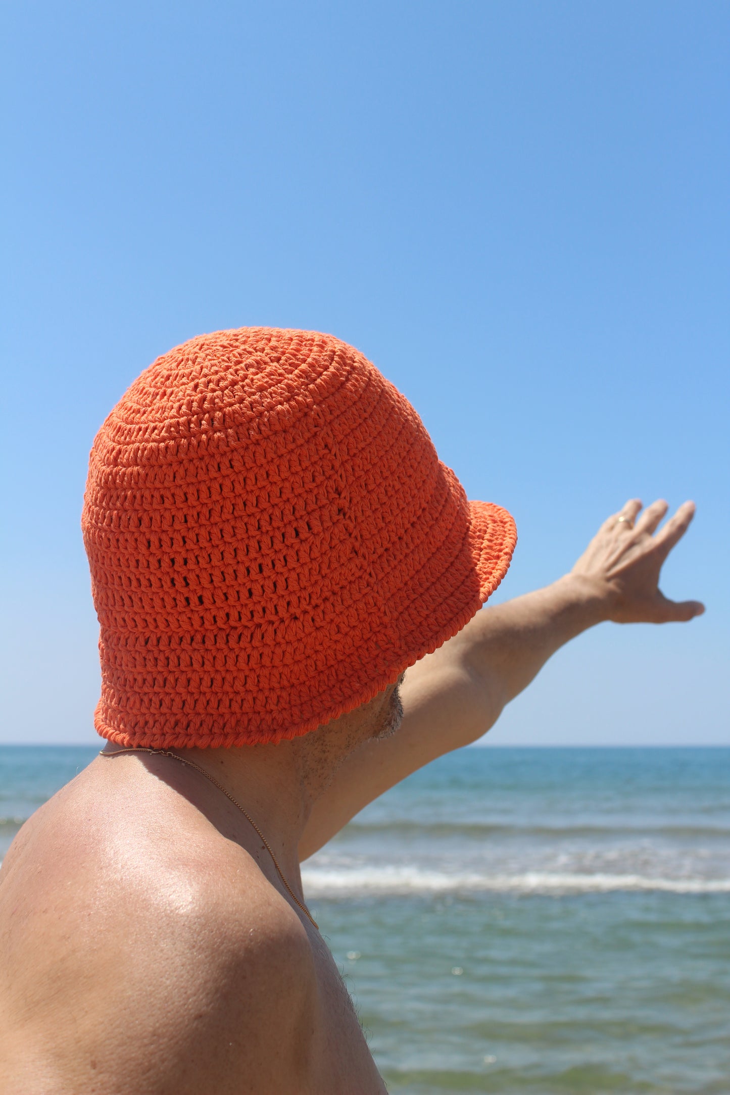 Cappello alla Pescatora 2.0 - Arancione Shabby