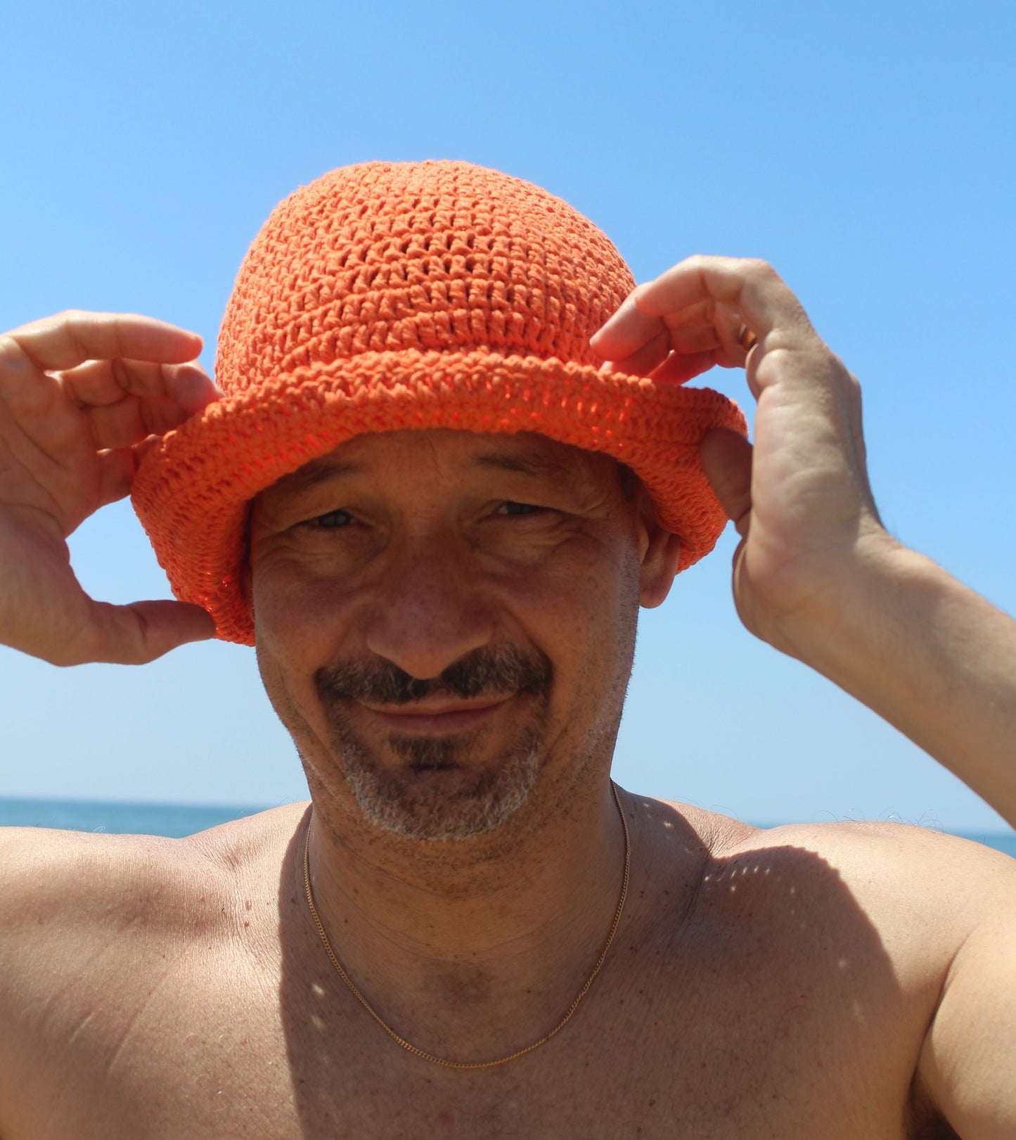 Cappello alla Pescatora 2.0 - Arancione Shabby