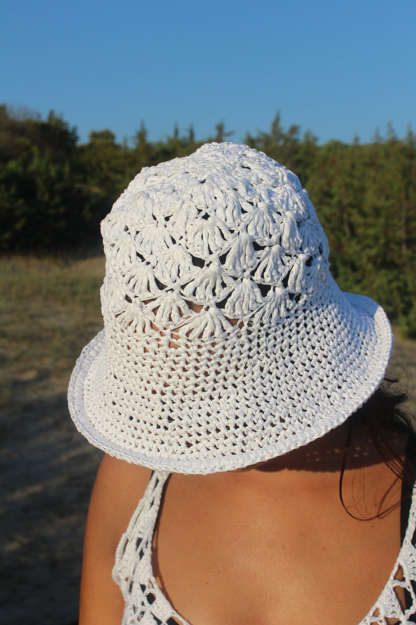 Cappello in Rafia a Tesa Larga