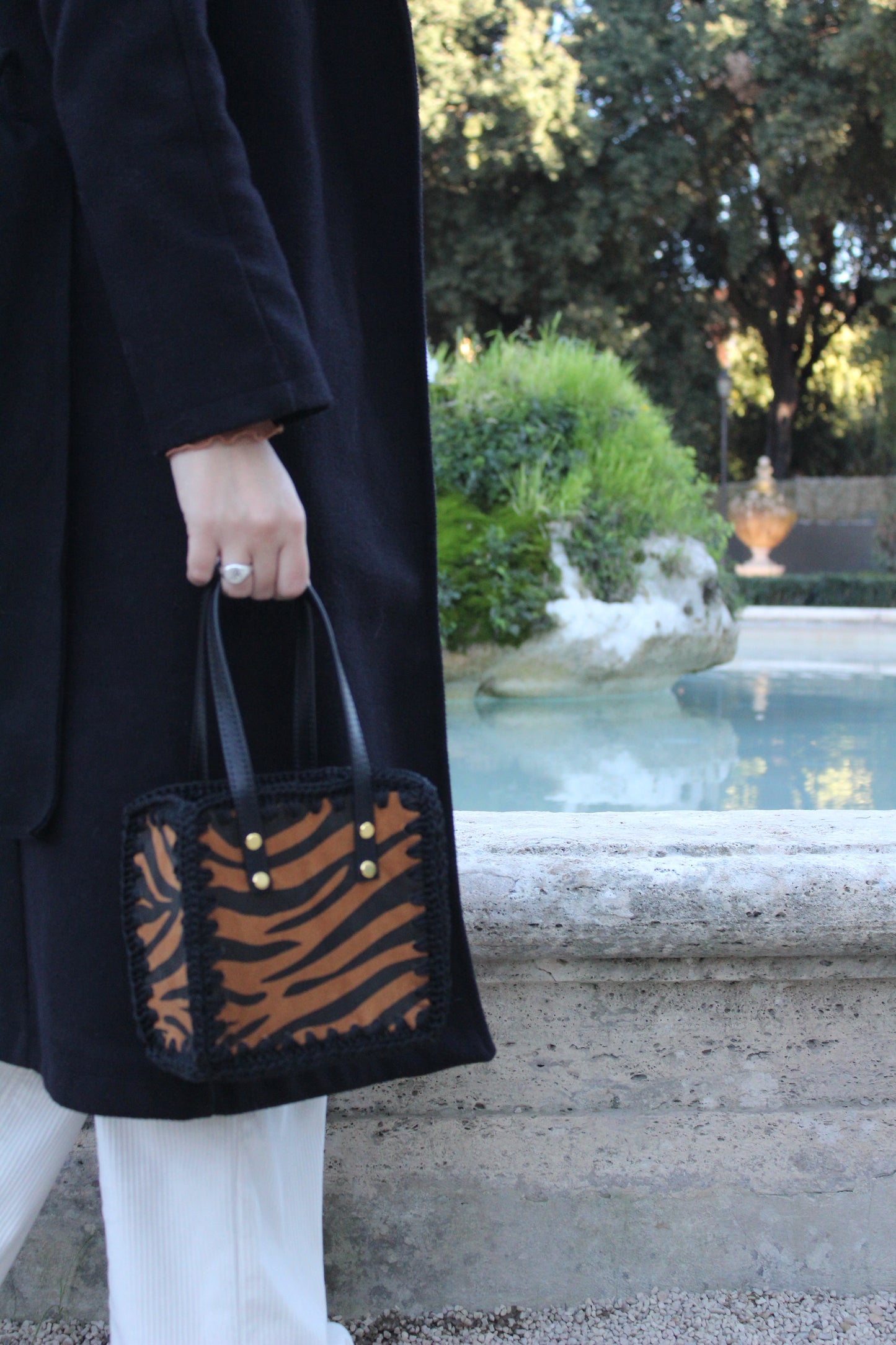 Fancy Bag - Zebrata Marrone