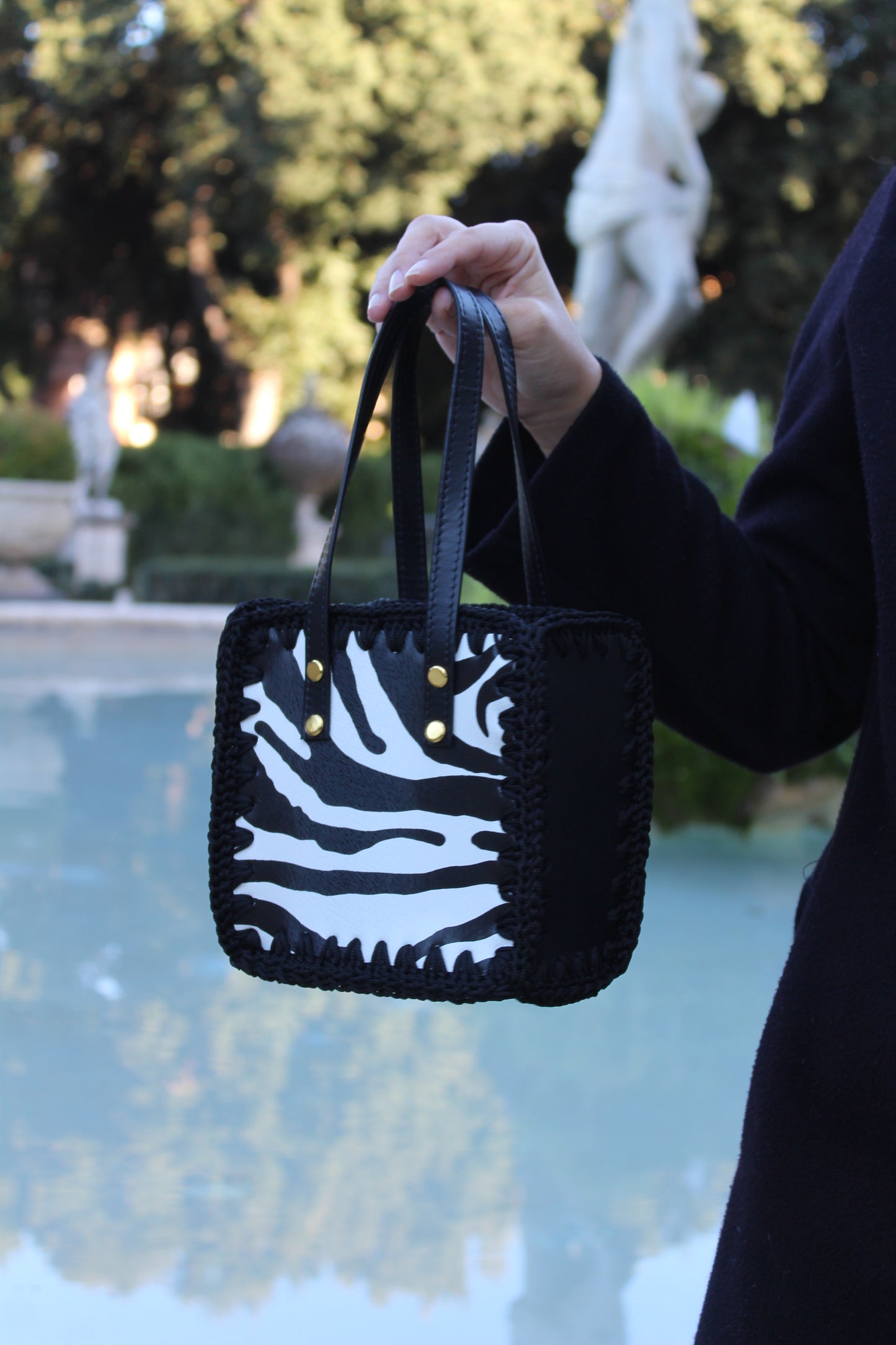 Fancy Bag - Zebrata Bianco e Nero