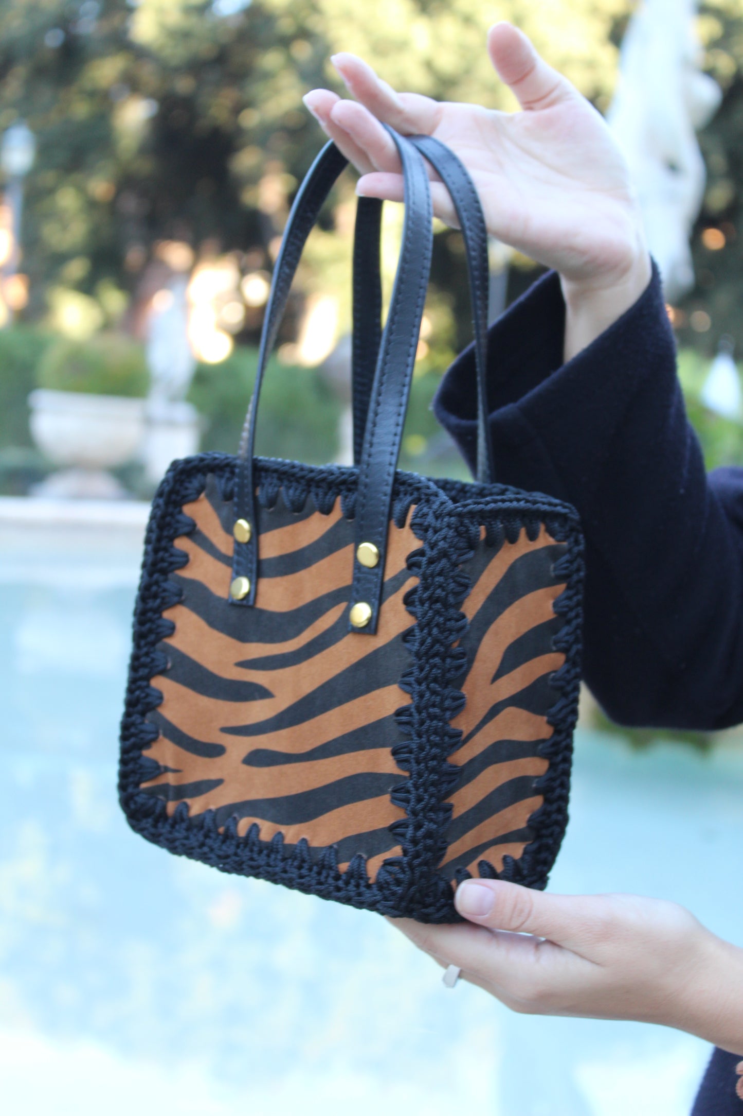 Fancy Bag - Zebrata Marrone