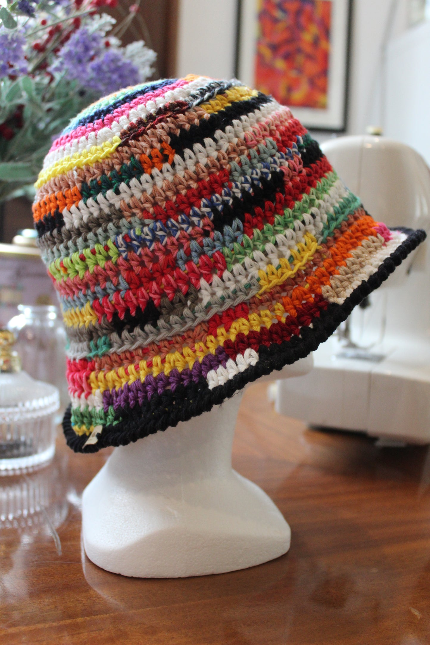 Cappello alla Pescatora Scrappy Black
