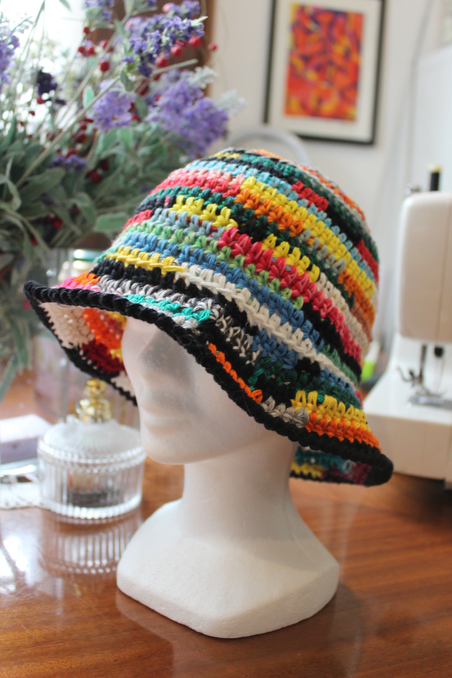 Cappello alla Pescatora Scrappy Black