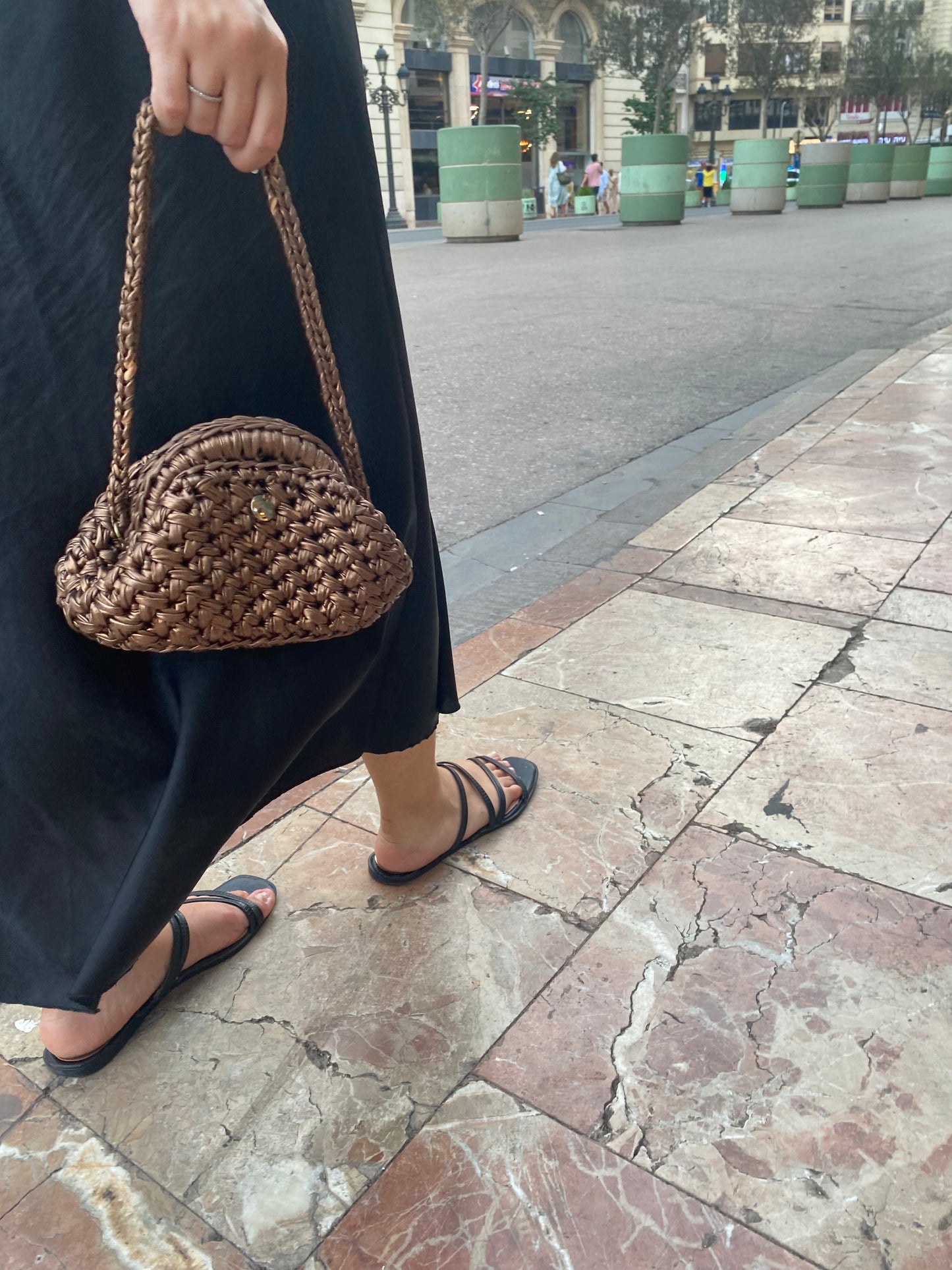 Pepita - Mini Clutch Bronzo