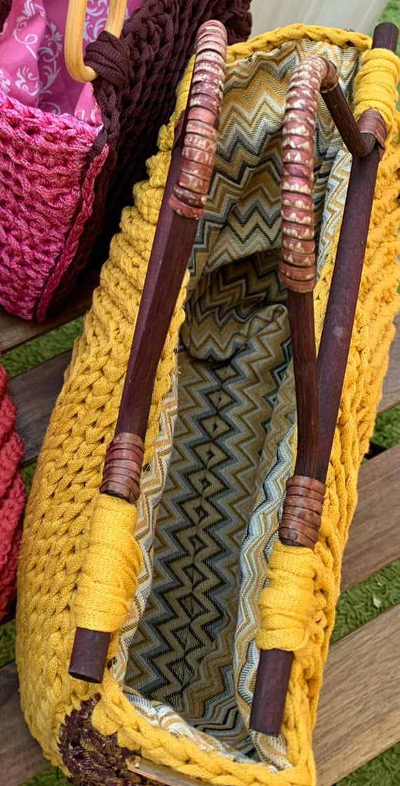 Shopper Lady - giallo senape