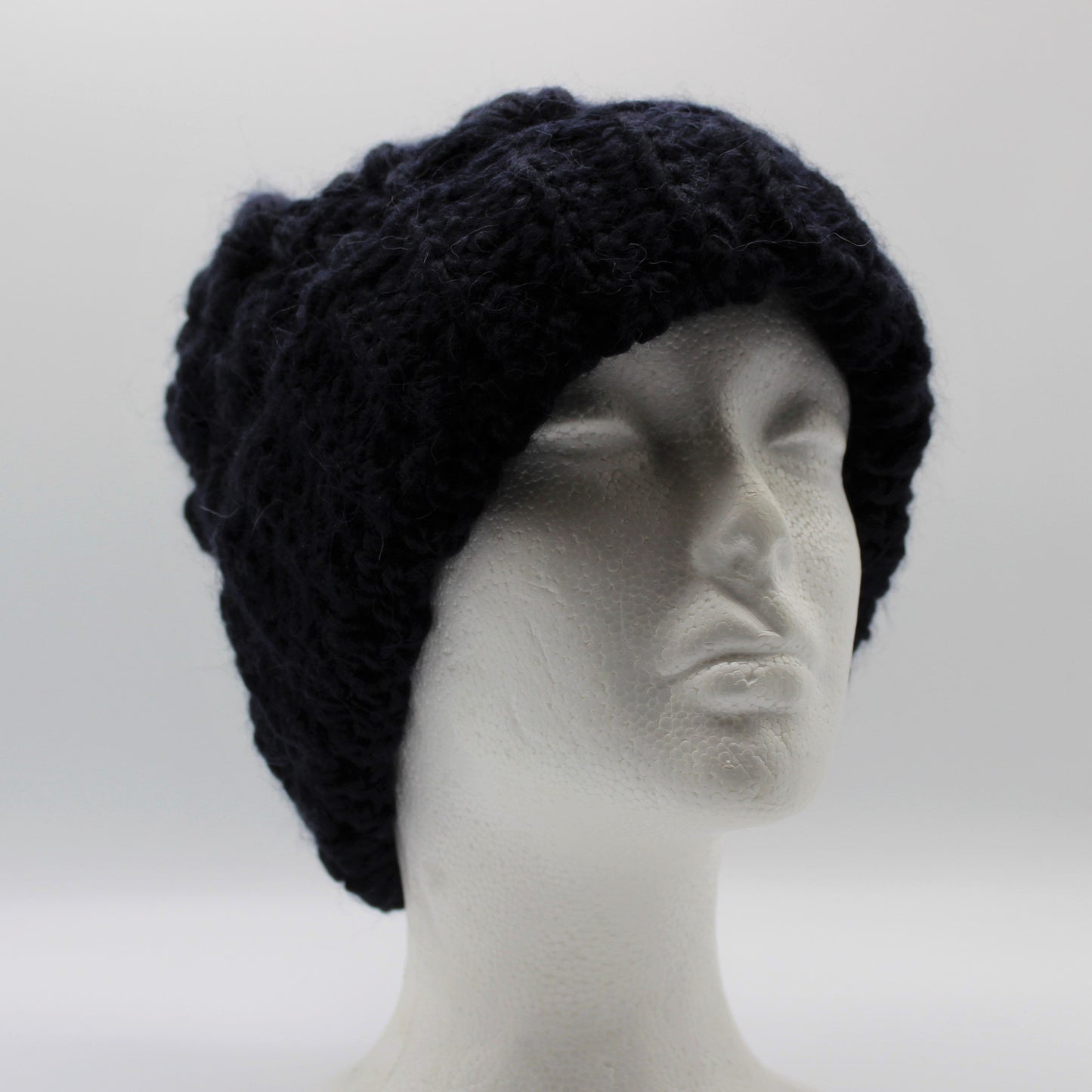 Cappello a punto ventaglio con ponpon