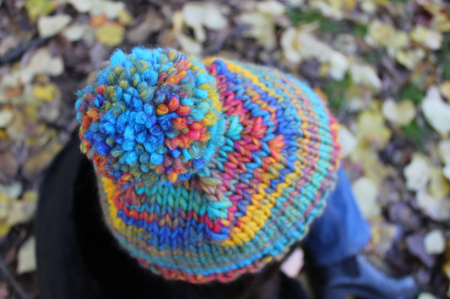 Cappello Flash con ponpon