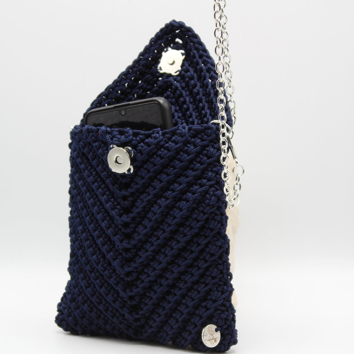 Portacellulare con tracolla - Blu