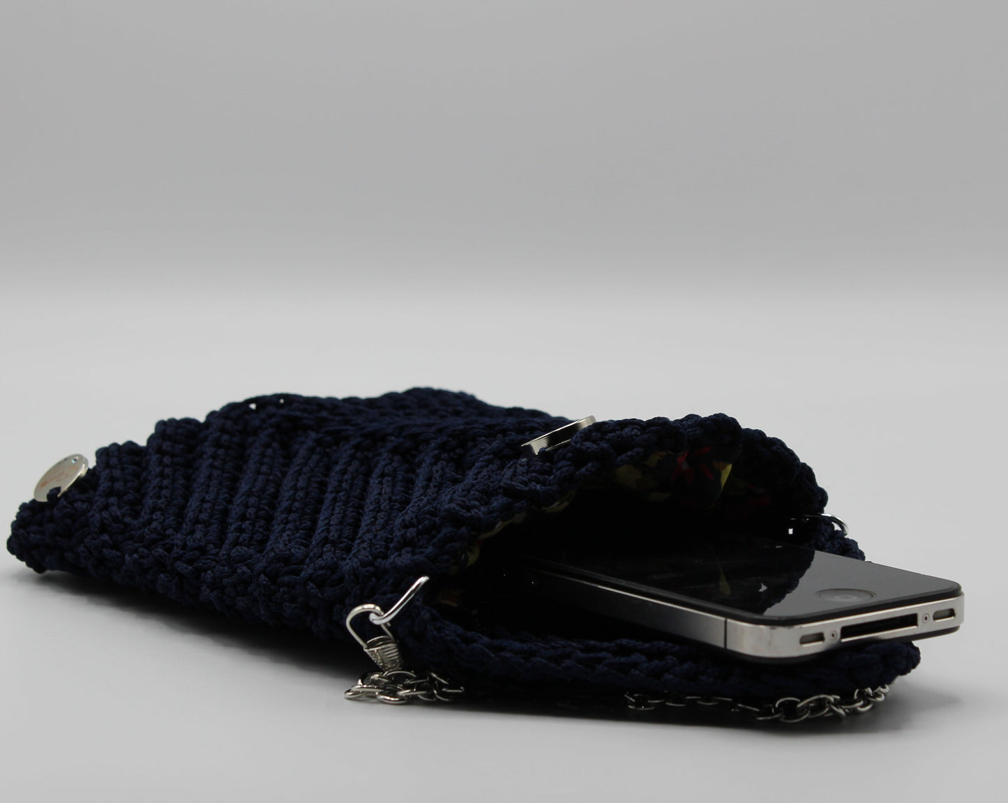 Portacellulare con tracolla - Blu