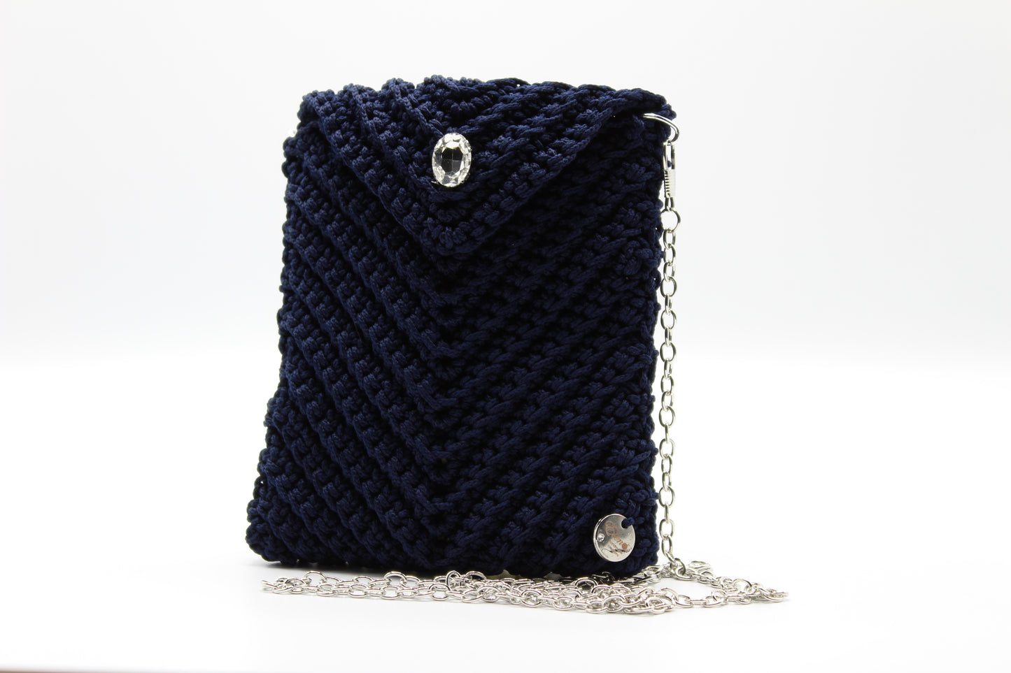 Portacellulare con tracolla- Blu