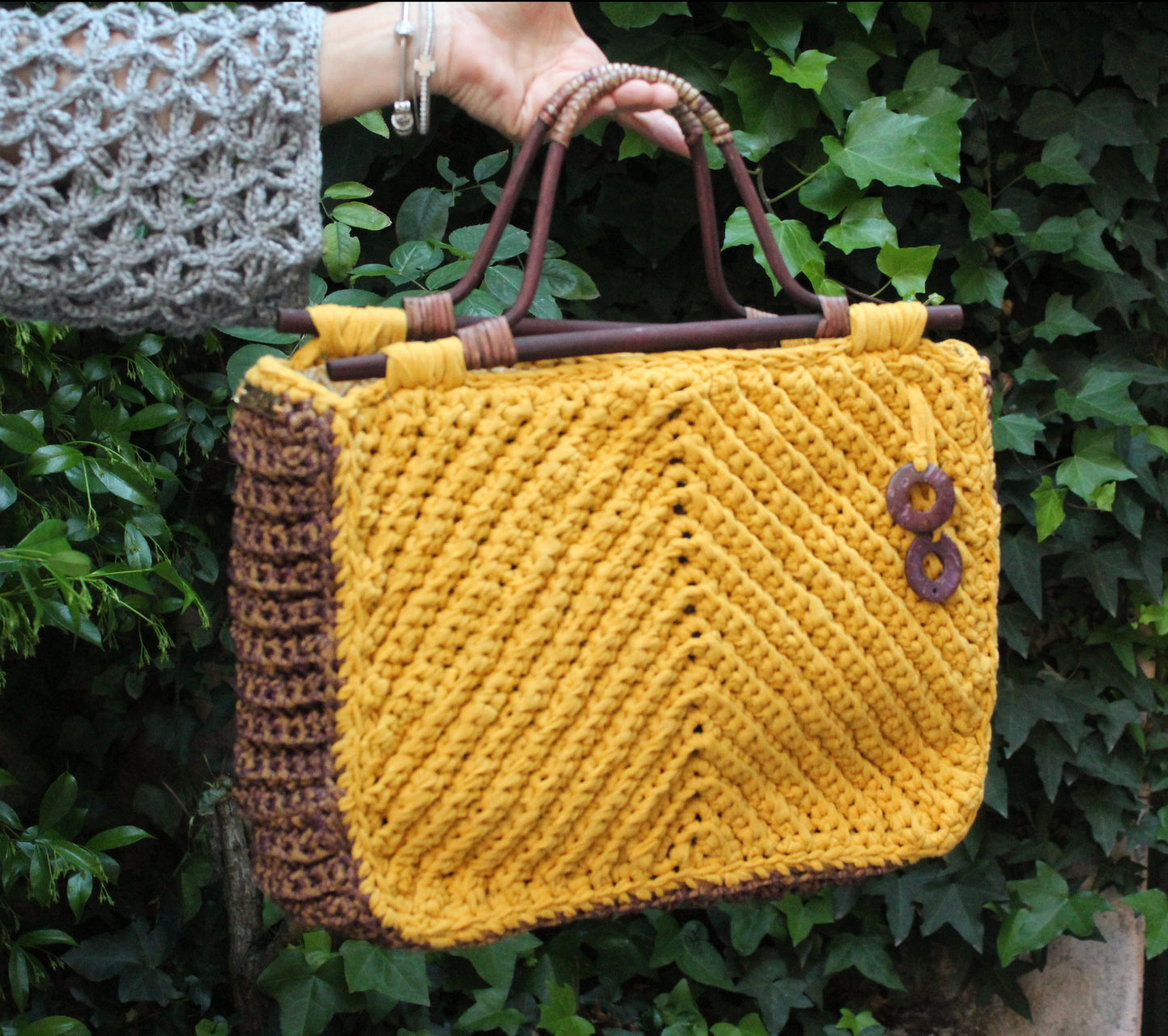 Shopper Lady - giallo senape