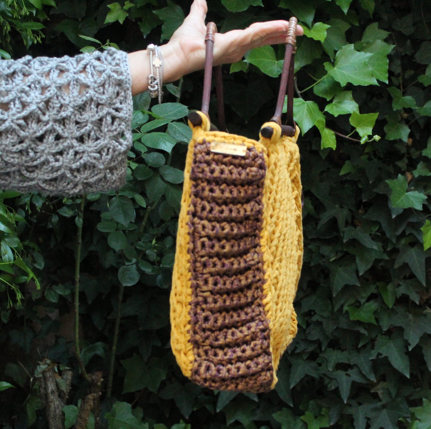 Shopper Lady - giallo senape