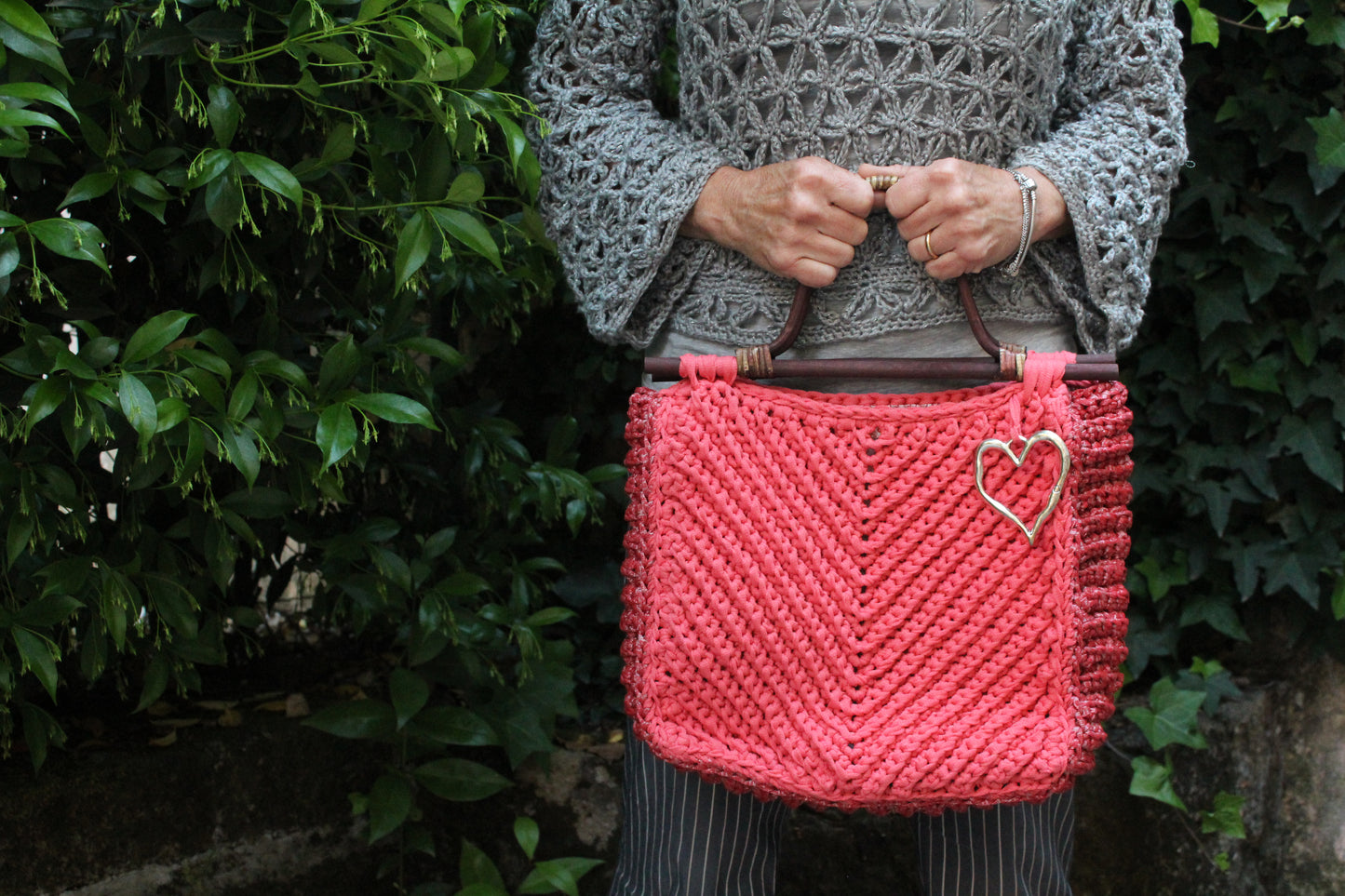 Shopper Lady - salmone