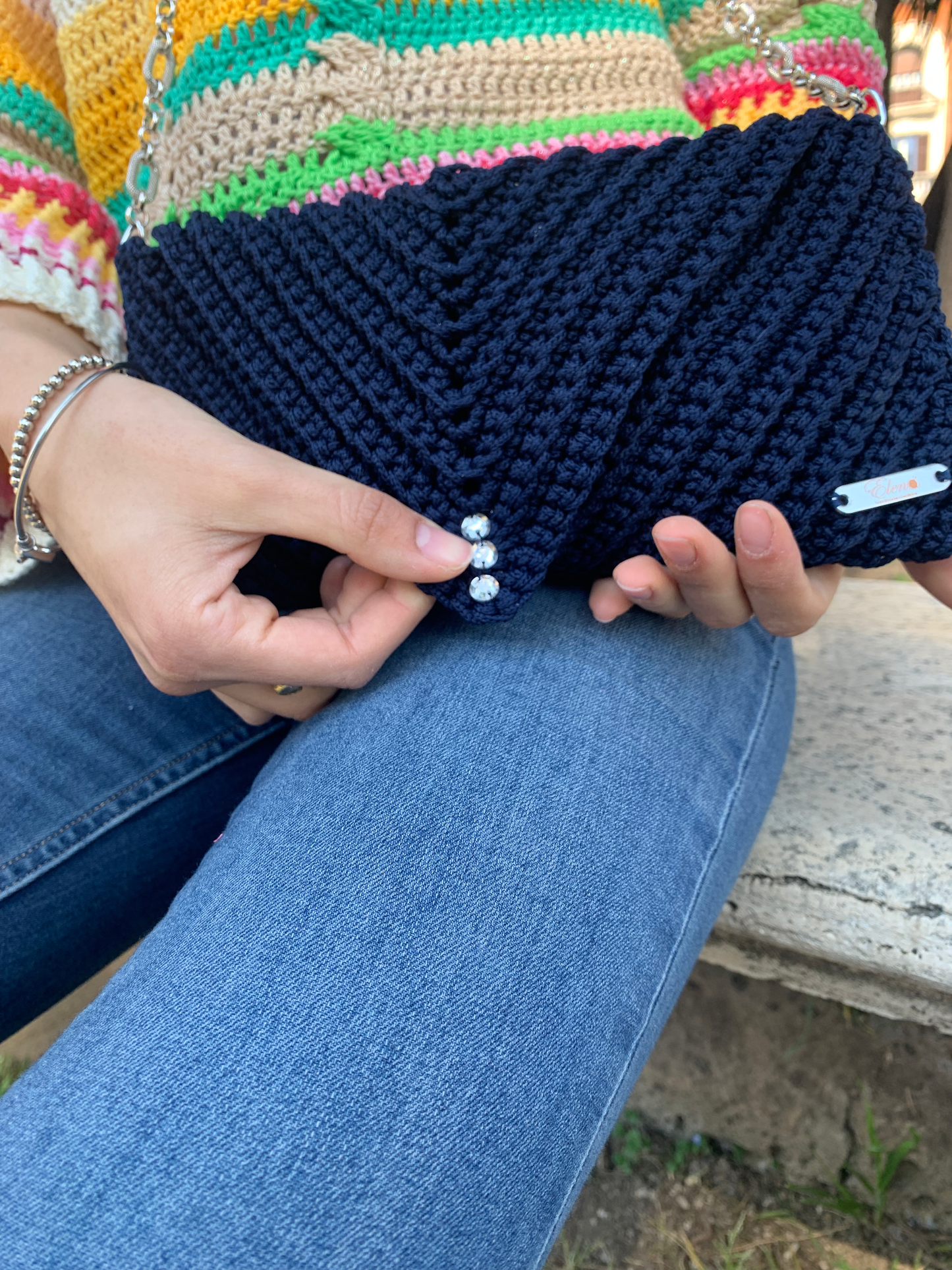 Pochette Envelope - Blu