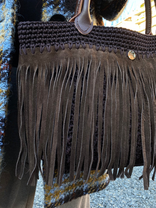 Fringe Bag - Marrone