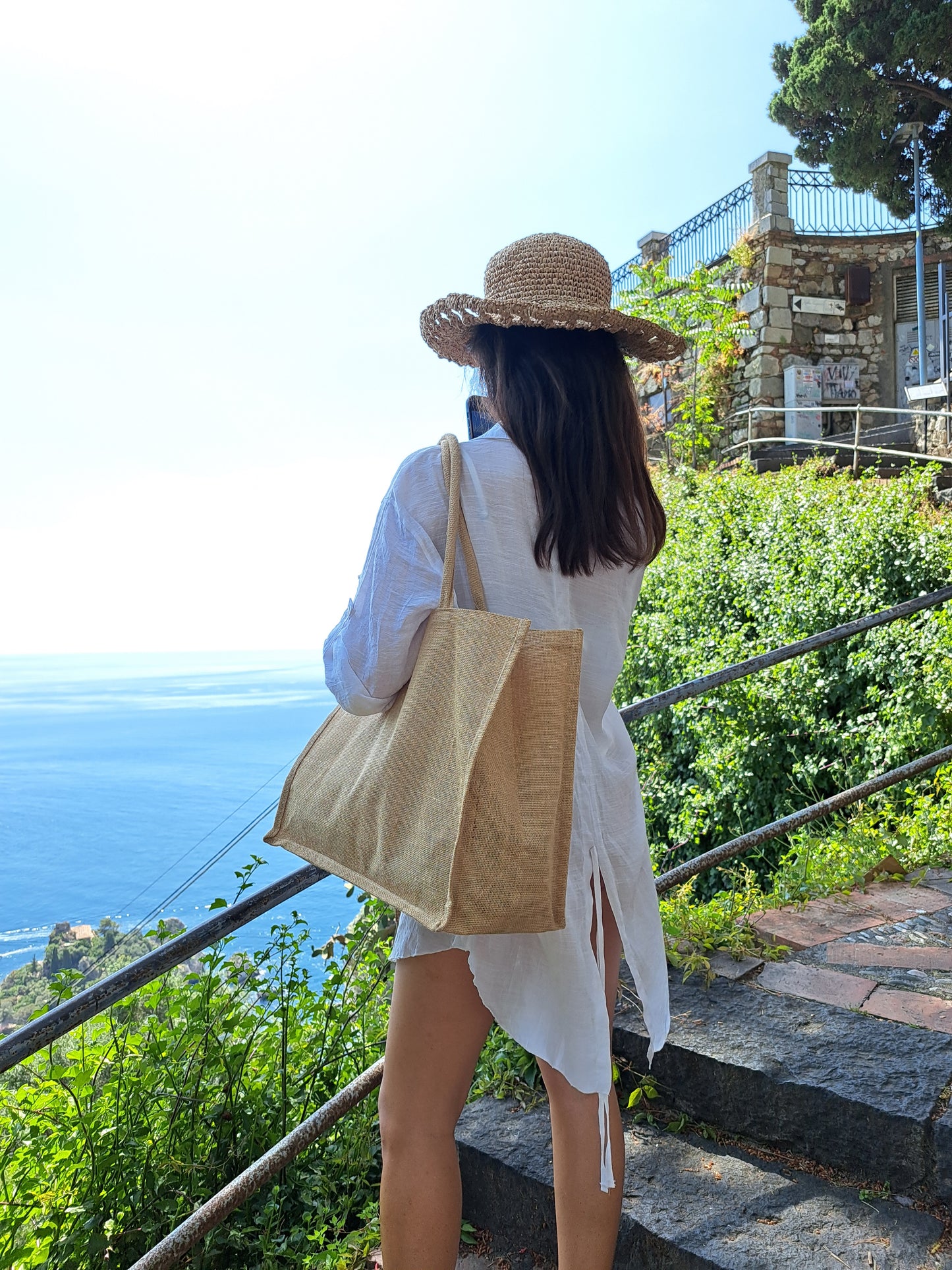 Cappello in Rafia Naturale