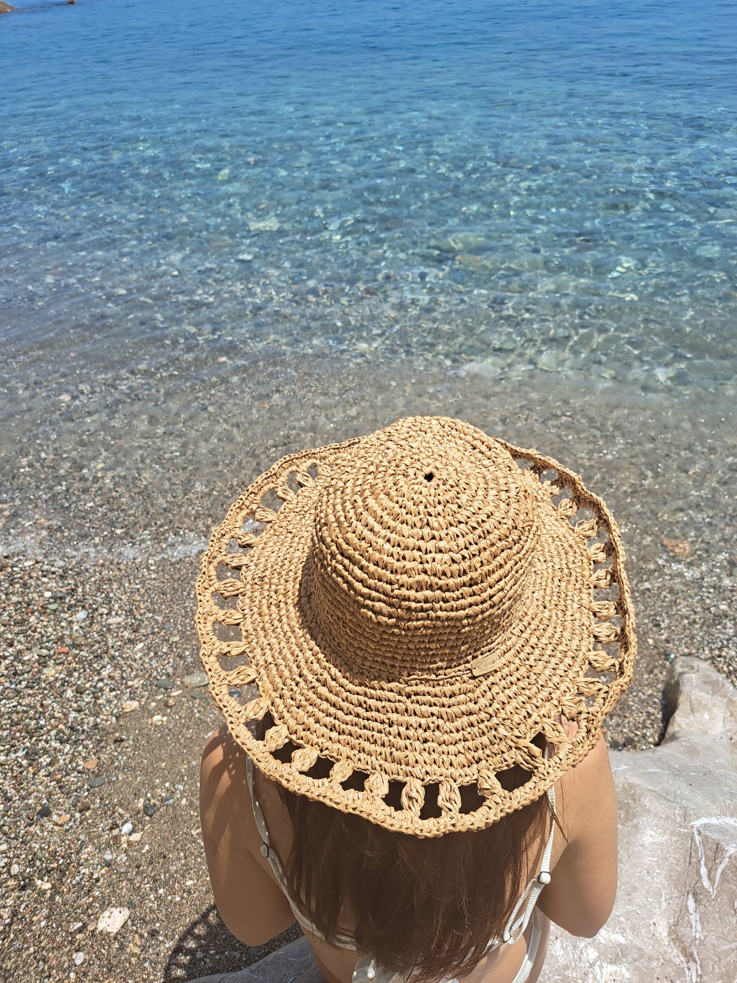 Cappello in Rafia Naturale