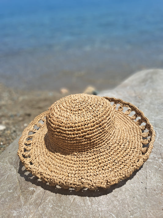 Cappello in Rafia Naturale