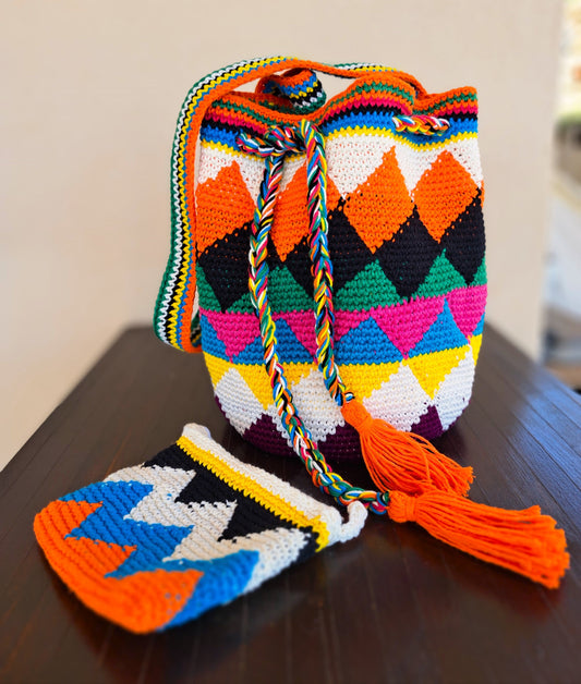 Secchiello Wayuu Medium Size con Pochette