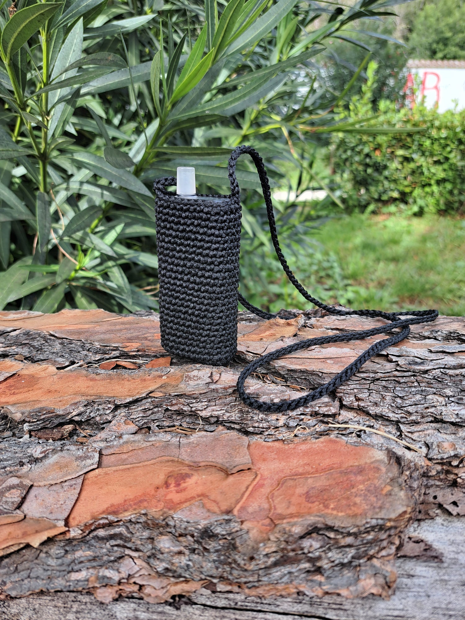 Porta Apex in cordino nero