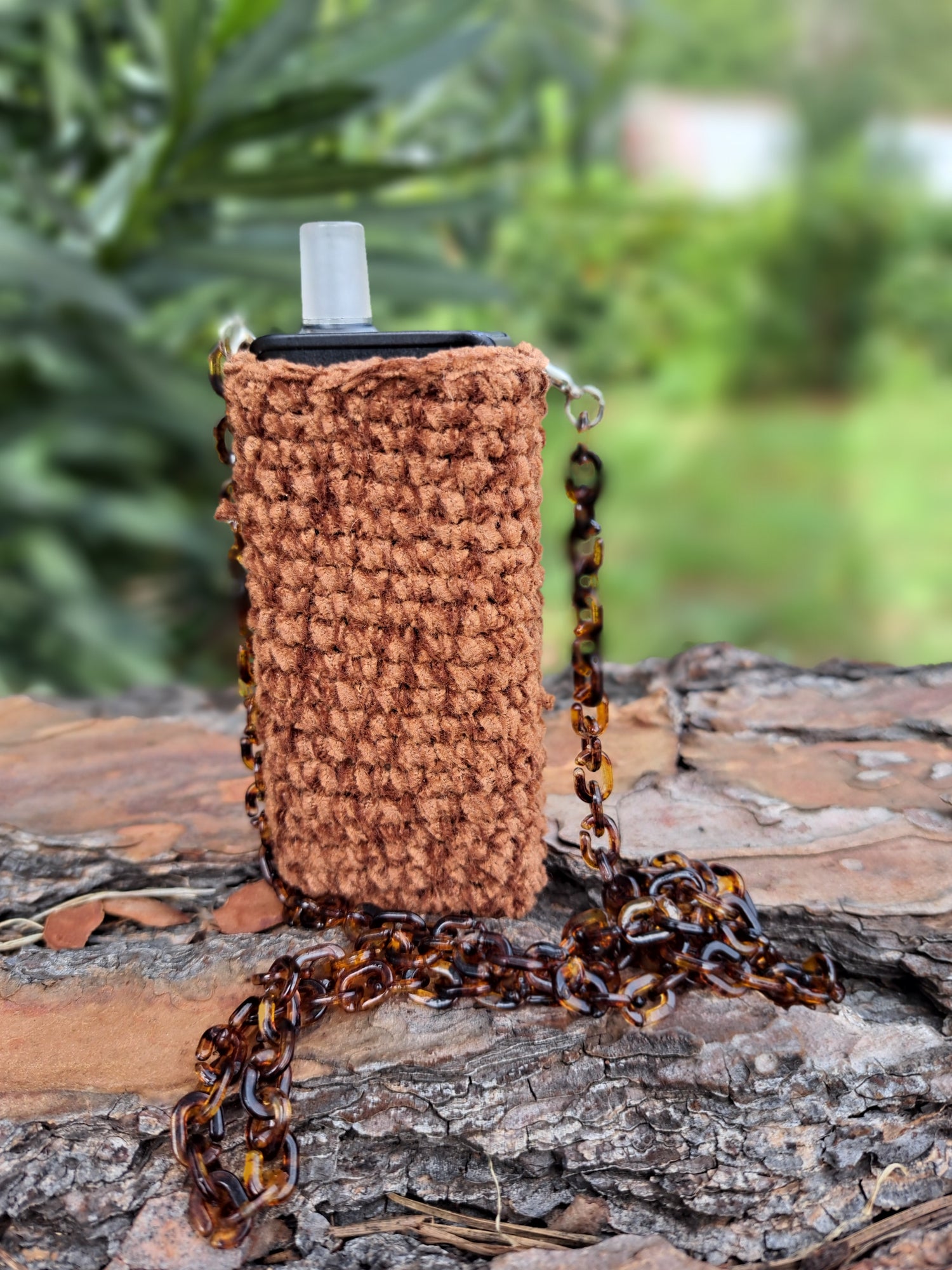 Porta Apex in fettuccia di cotone effetto alcantara