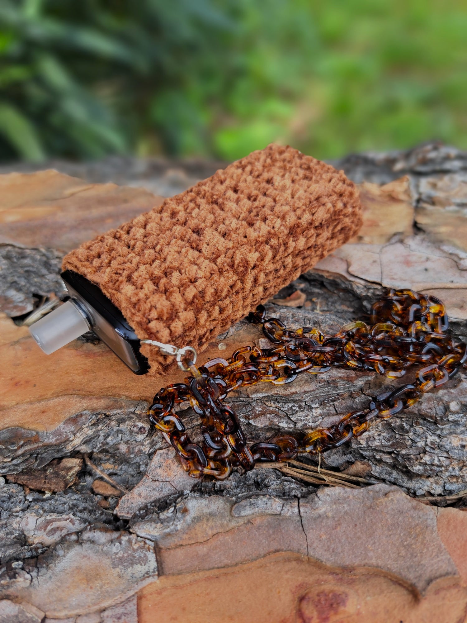 Porta Apex in fettuccia di cotone effetto alcantara