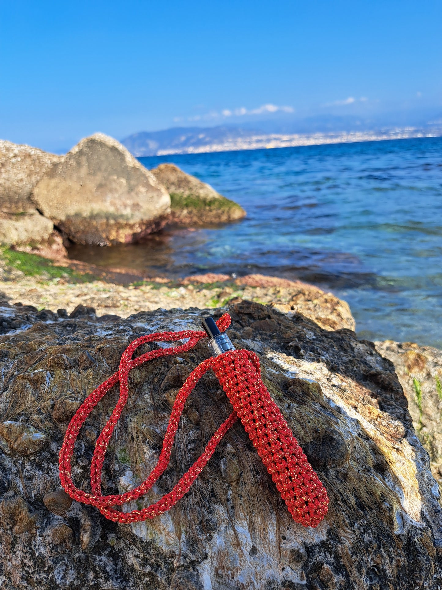 Porta Sigaretta Elettronica da collo in cordino