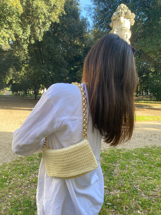 Vanilla Crochet Bag