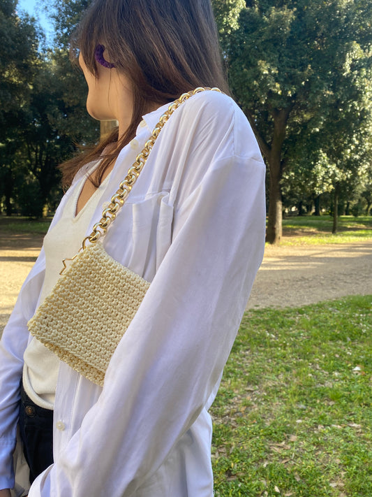 Vanilla Crochet Bag
