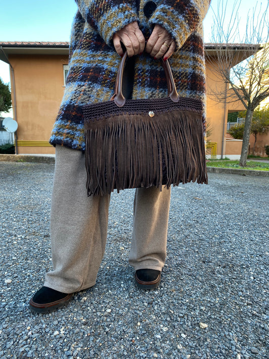 Fringe Bag - Marrone