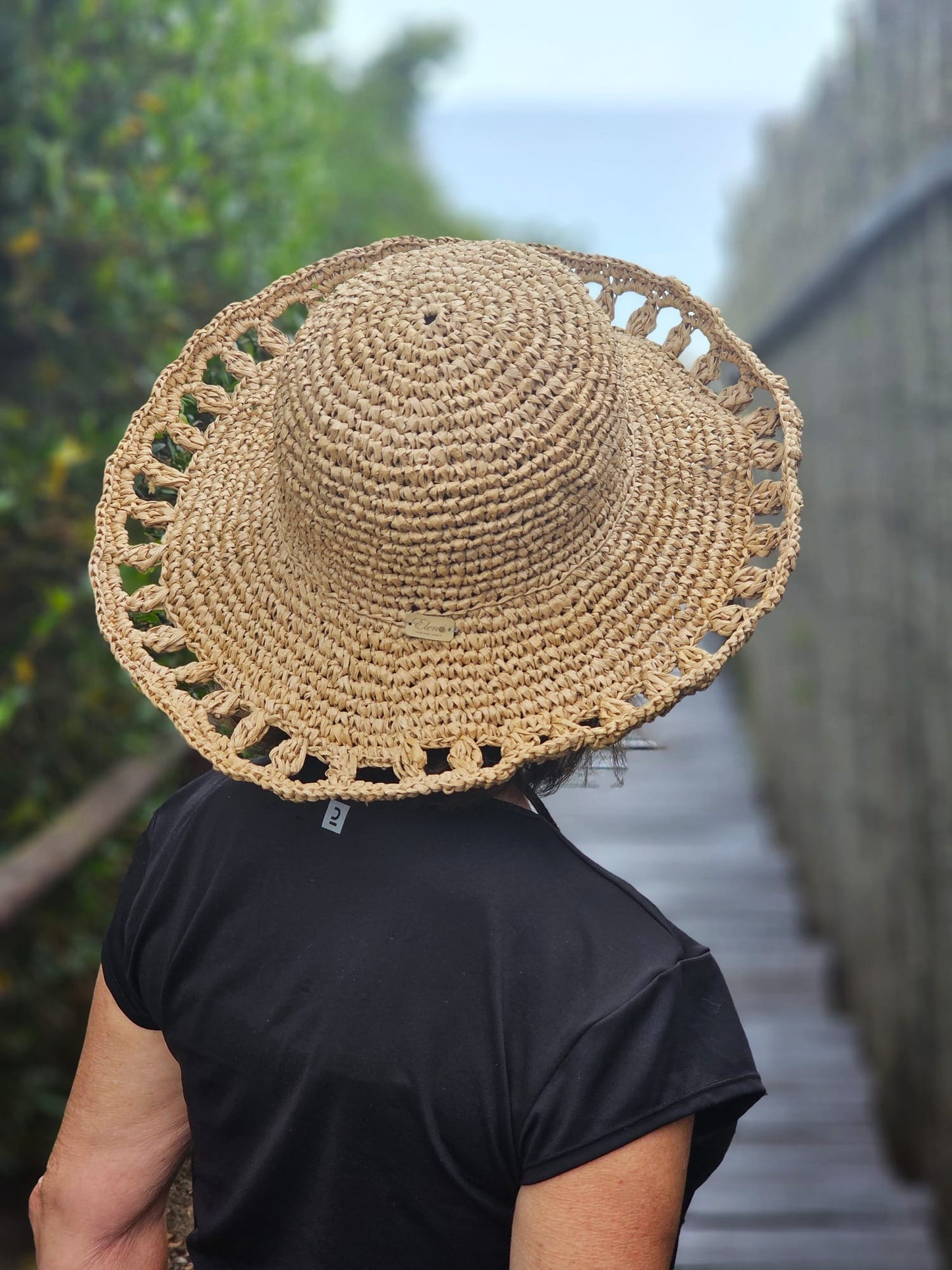 Cappello in Rafia Naturale