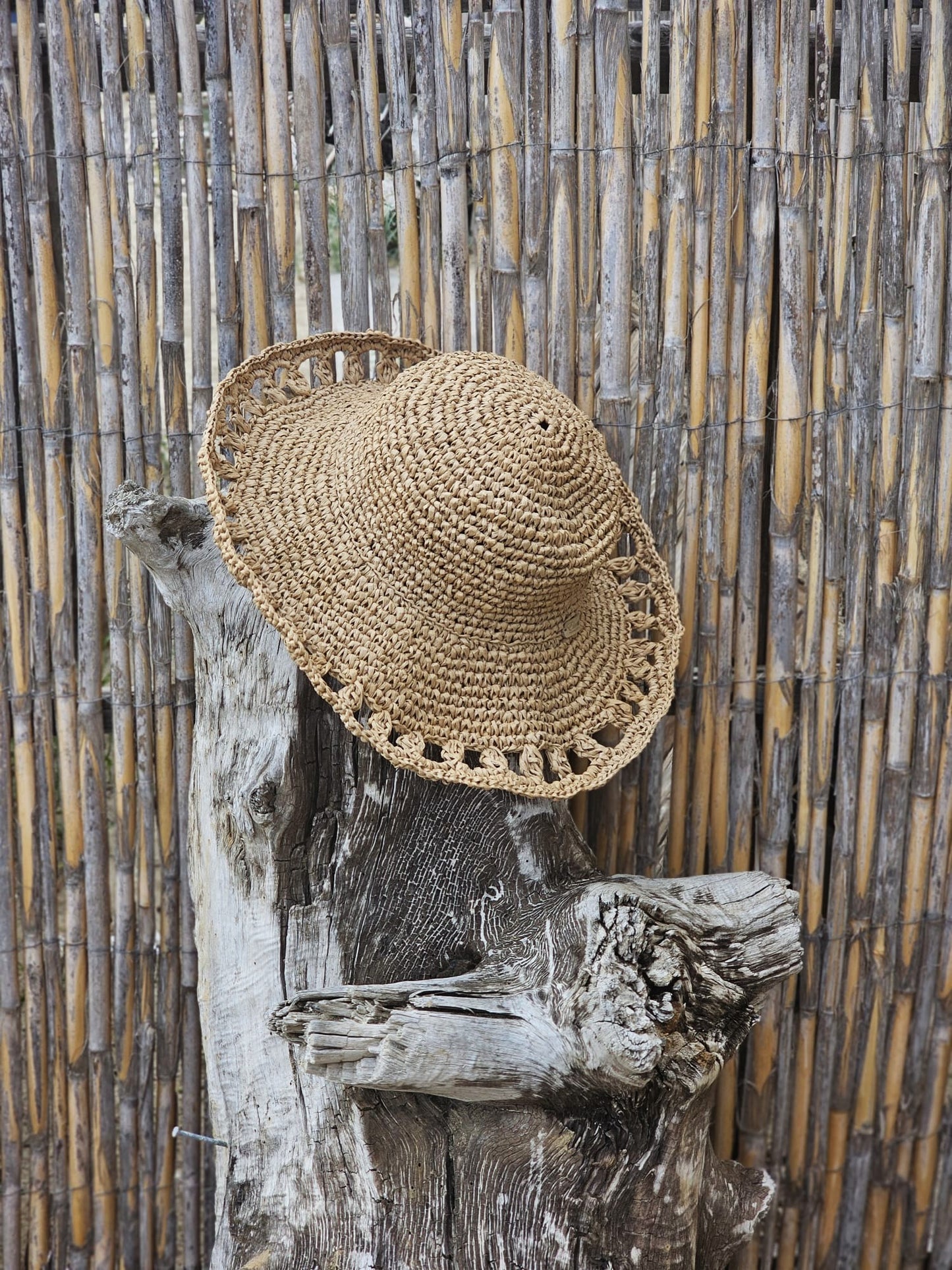 Cappello in Rafia Naturale