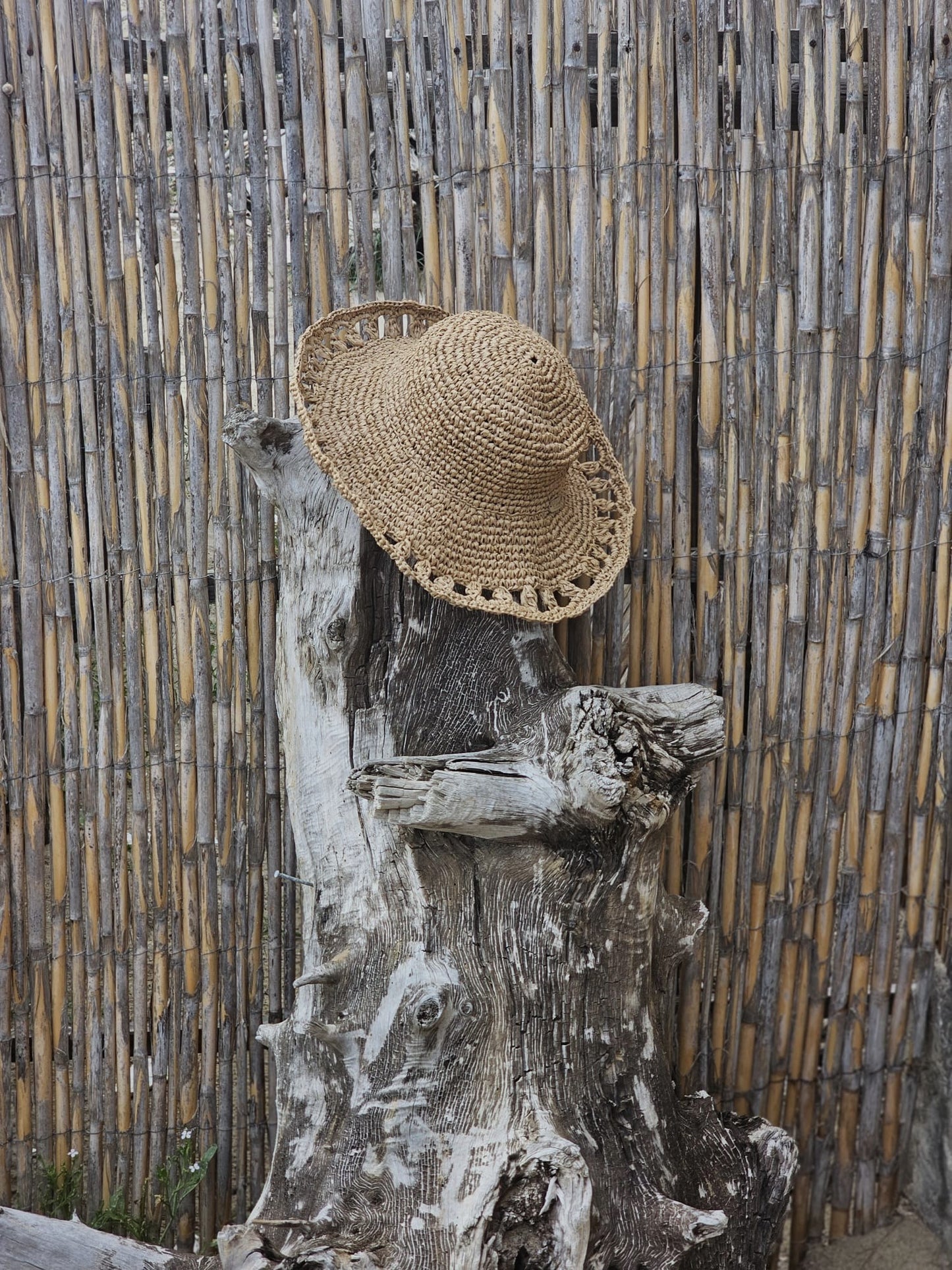 Cappello in Rafia Naturale