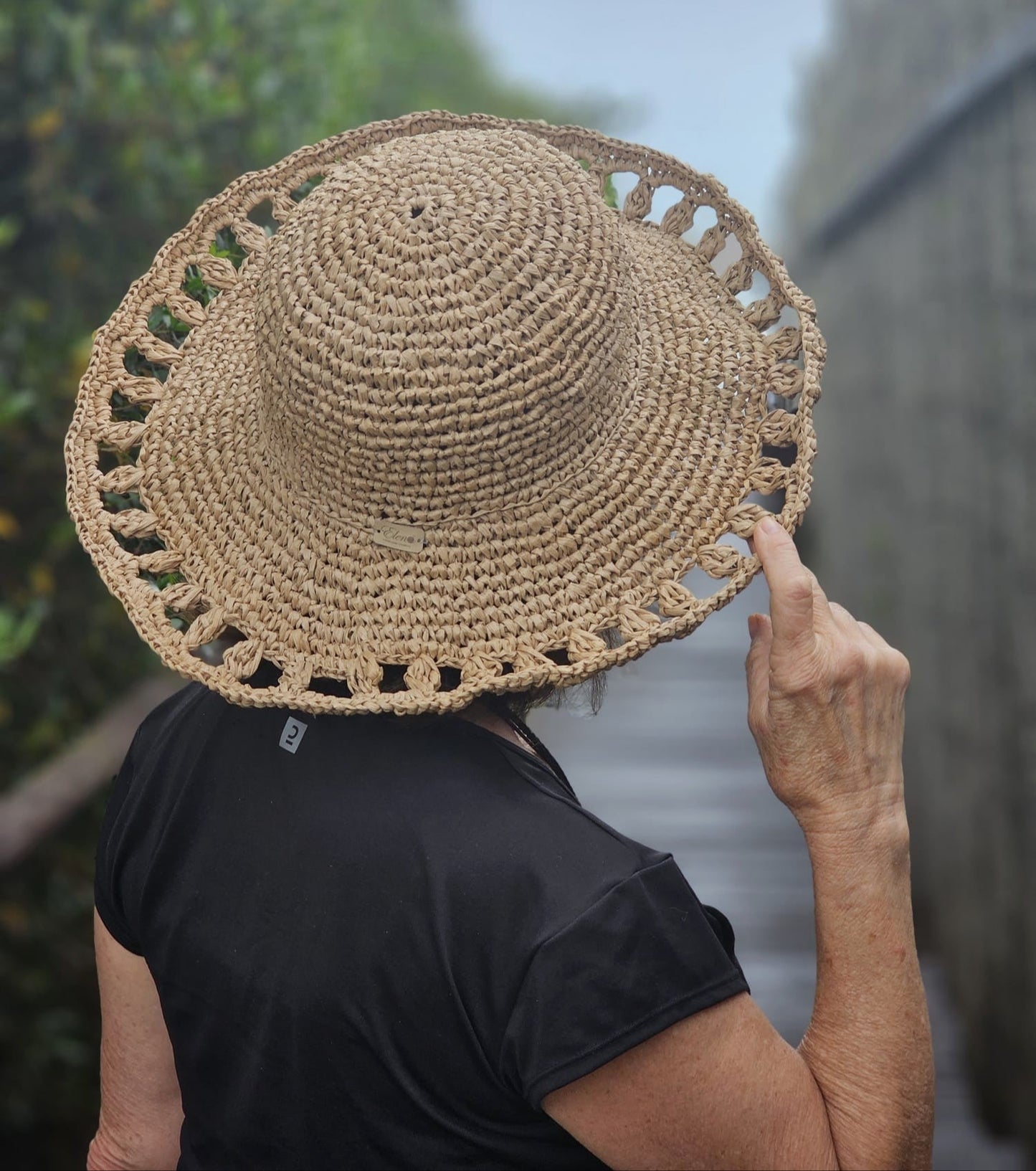 Cappello in Rafia Naturale