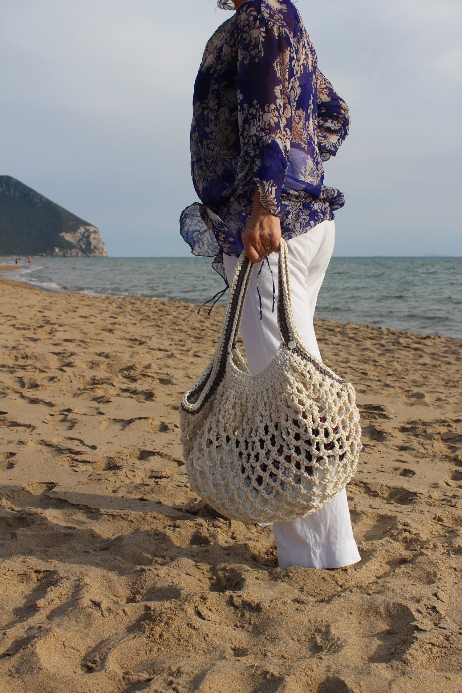 Borsa a rete Macrramé Katia