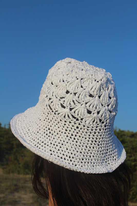 Cappello in Rafia a tesa larga